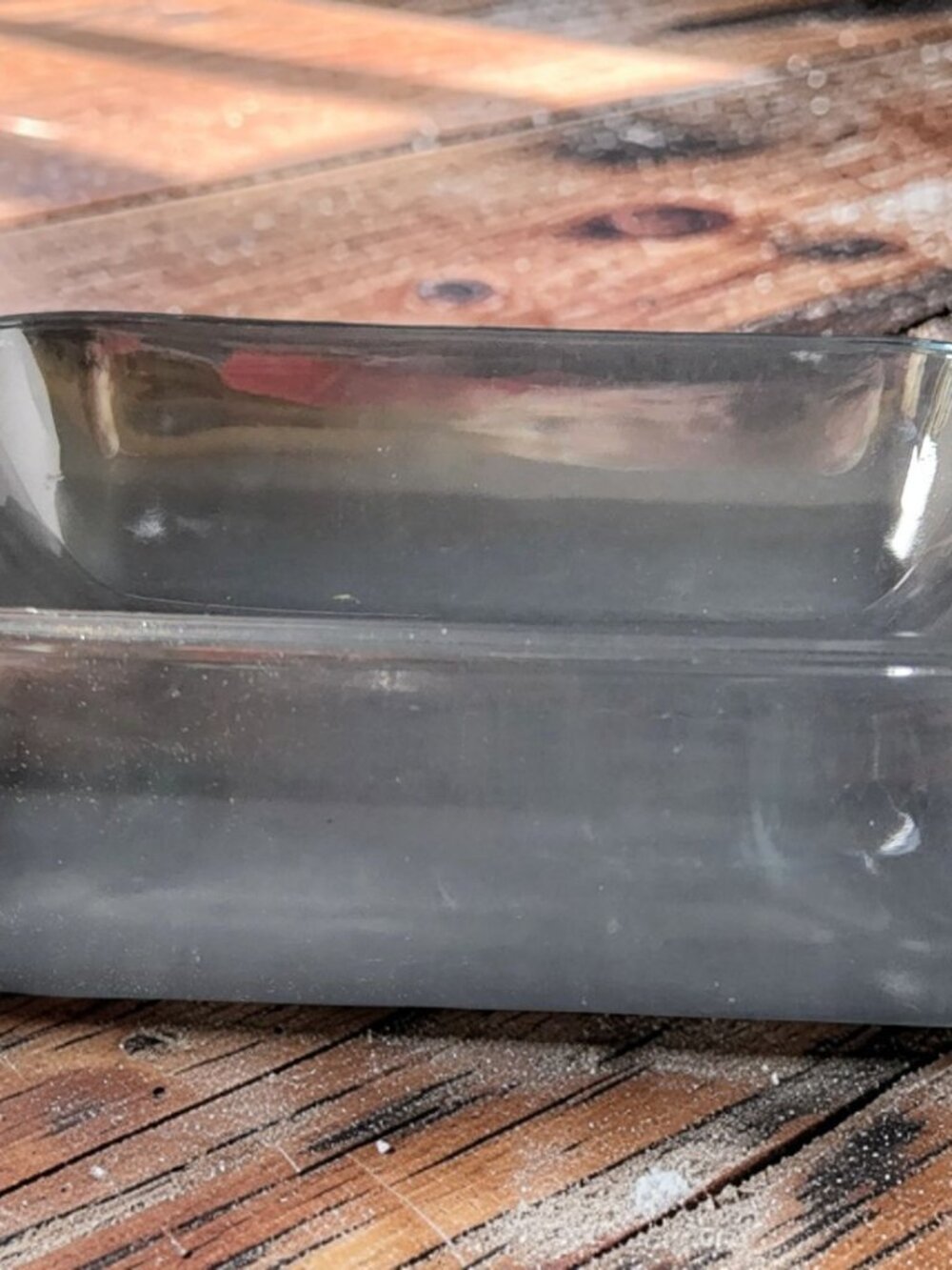 Vintage Anchor Hocking Clear 2qt 8.5"x 8.5" Baking Dish